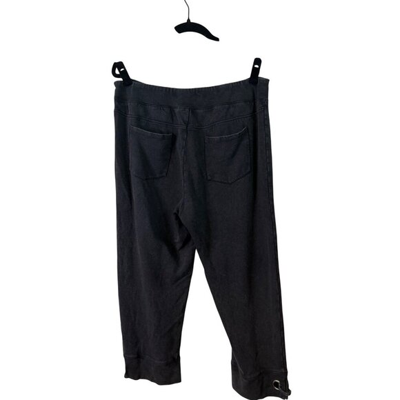 Soft Surroundings Women's Gray Pull On Lounge Comfy Cropped Pants Size PXL - Picture 6 of 10